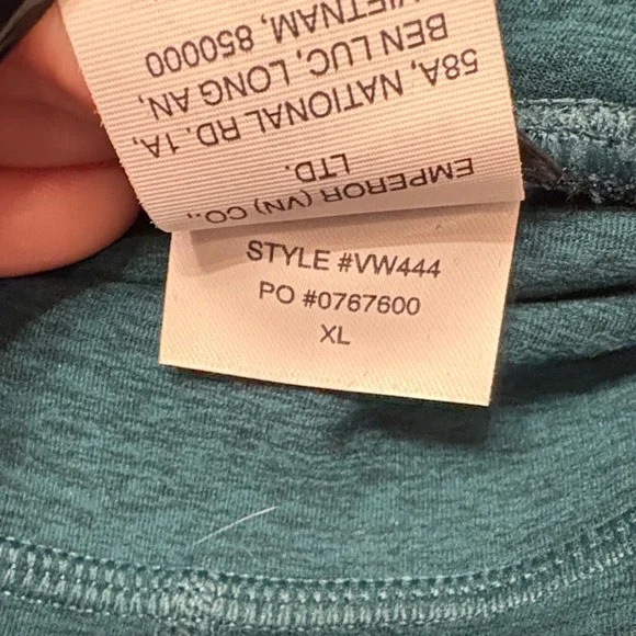 Vuori Teal Leggings - Picture 5 of 7